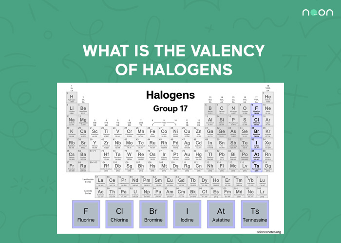 valency of halogens