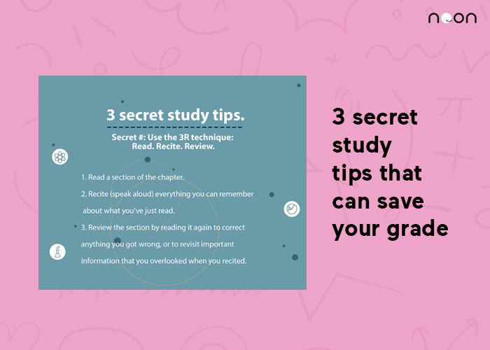 3 Secret Study Tips That Can Save Your Grade