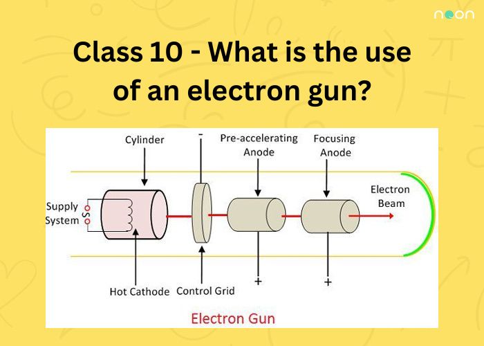 What is the use of an electron gun