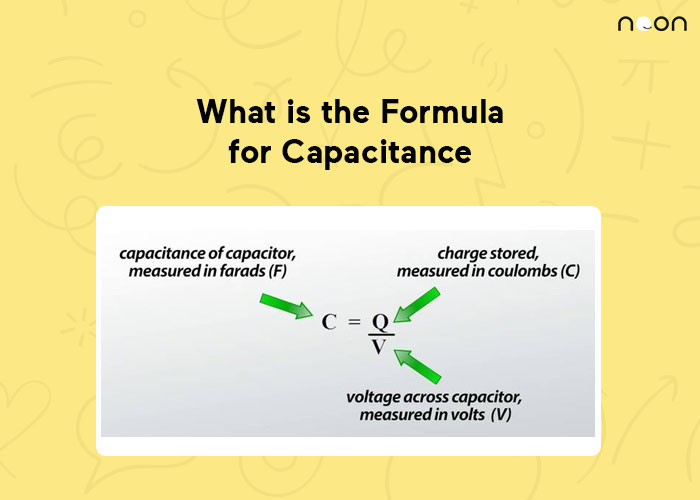 what is the formula for capacitance