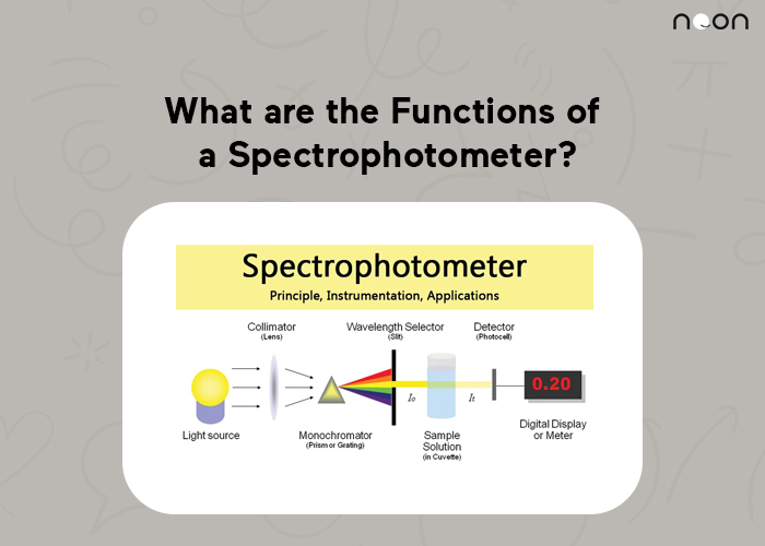 the Functions of a Spectrophotometer