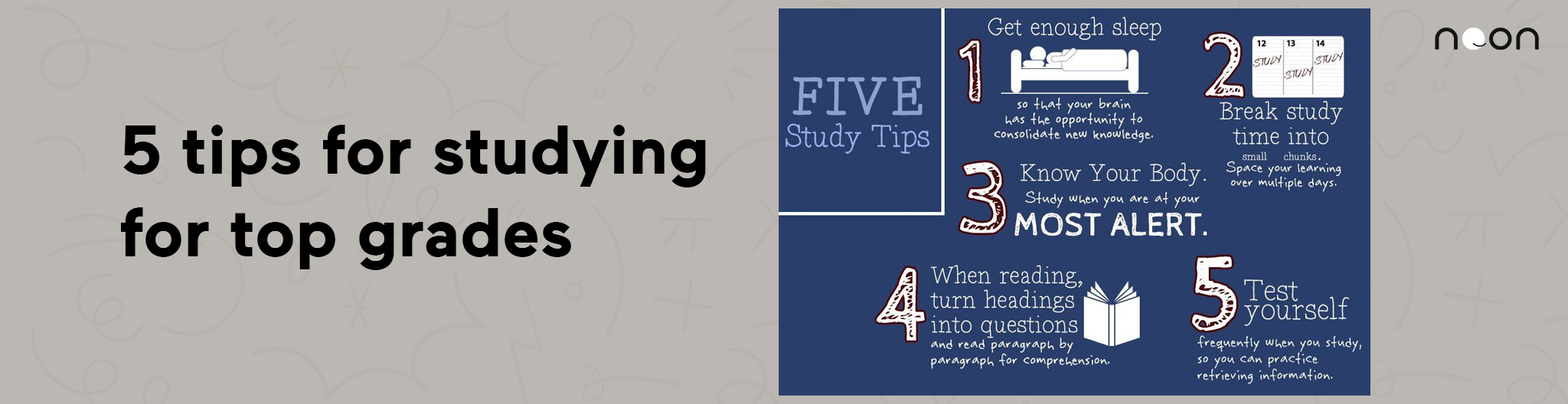 5 tips for studying for top grades